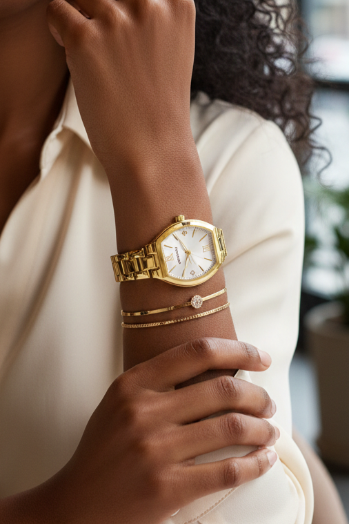 Relógio Feminino Montreval Queen – Elegância Minimalista