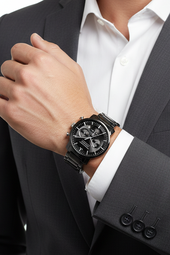 Relógio Masculino Montreval Heritage – Design Atemporal em Aço