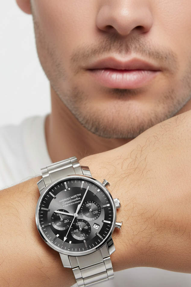 Relógio Masculino Montreval Heritage – Design Atemporal em Aço