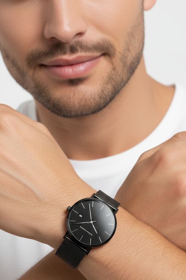 Relógio Masculino Montreval Vector – Design Atemporal em Aço