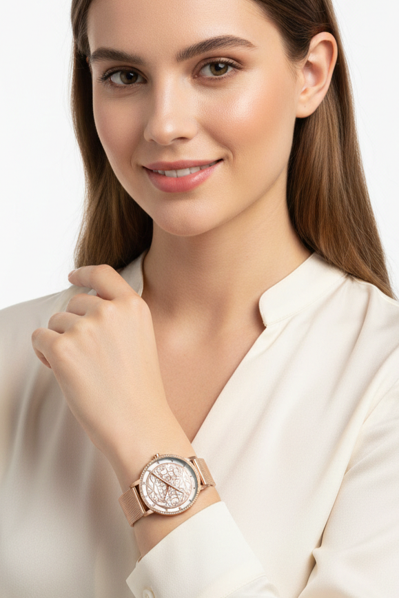Relógio Feminino Montreval Donna – Design Atemporal em Aço