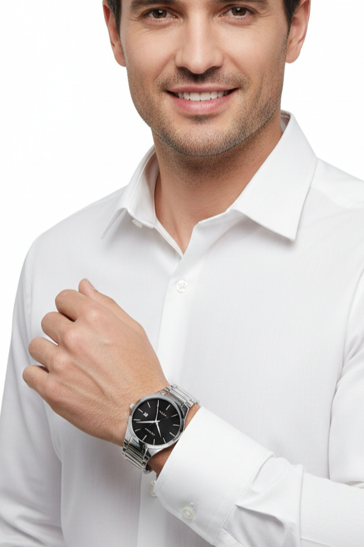 Relógio Masculino Montreval Horizon Pro – Design Atemporal em Aço