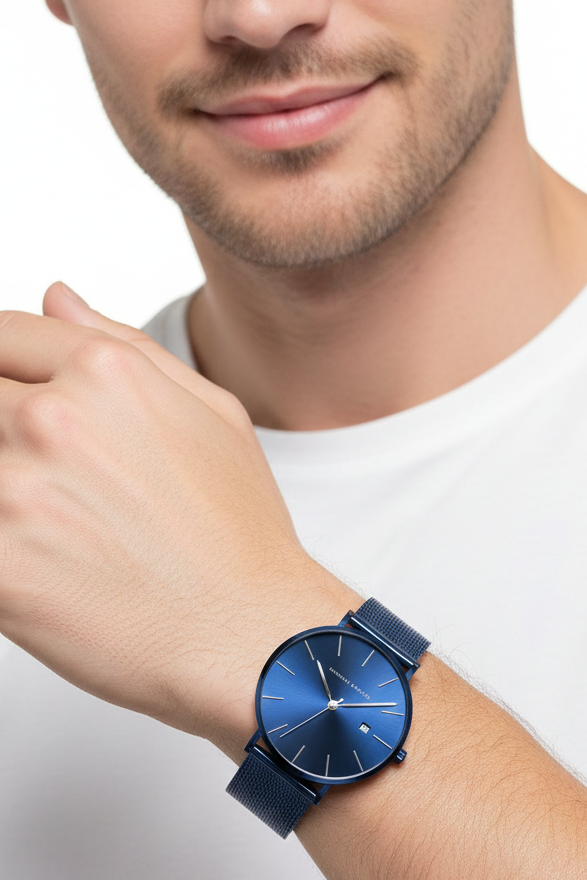 Relógio Masculino Montreval Vector – Design Atemporal em Aço