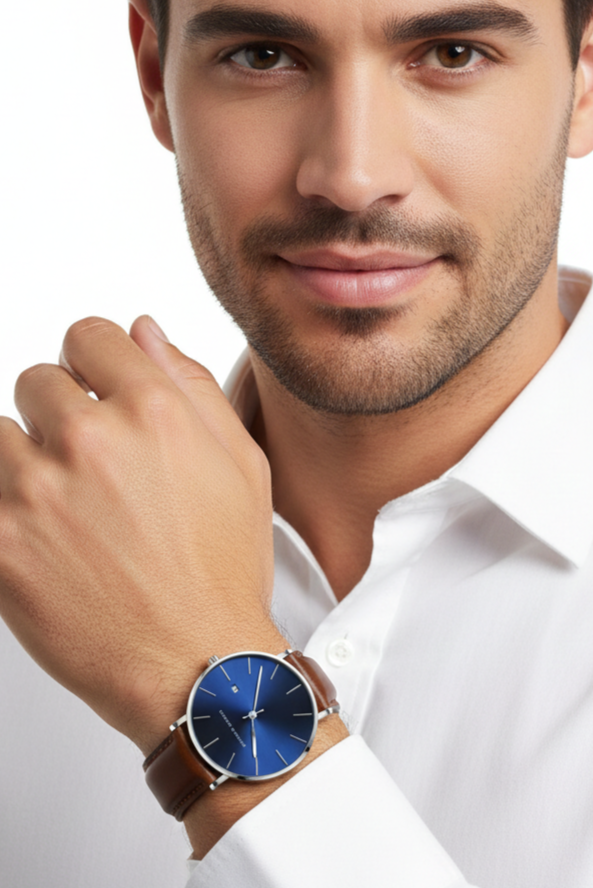 Relógio Masculino Montreval Executive Pro – Design Atemporal em Aço