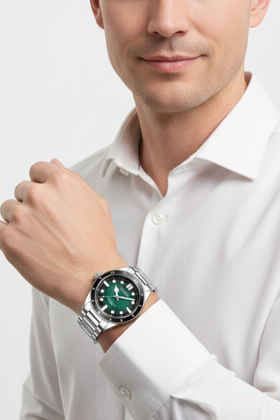 Relógio Masculino Montreval Empire – Design Atemporal em Aço