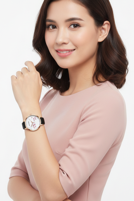 Relógio Feminino Montreval Golden Grace – Design Atemporal em Aço