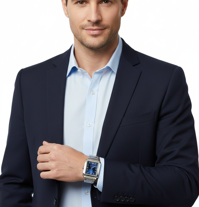 Relógio Masculino Montreval Spartan – Design Atemporal em Aço