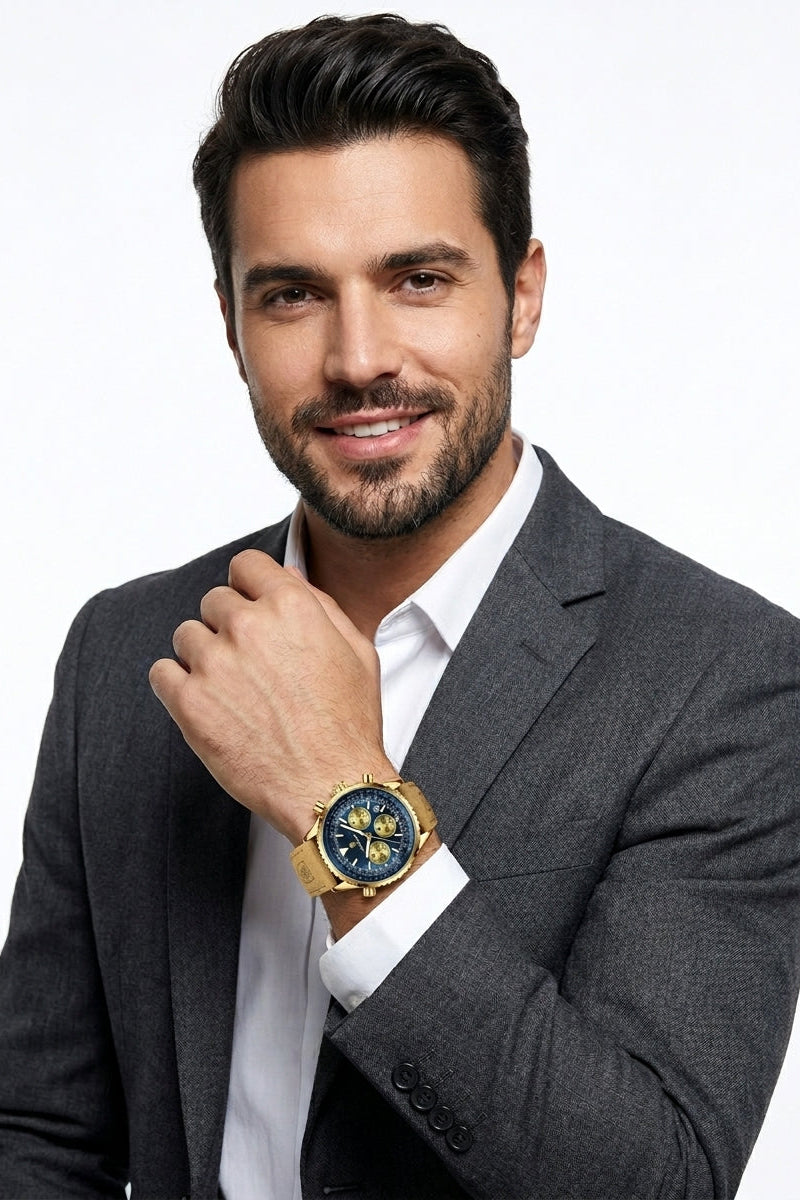 Relógio Masculino Montreval Vintage Prime - Luxo e Autoridade