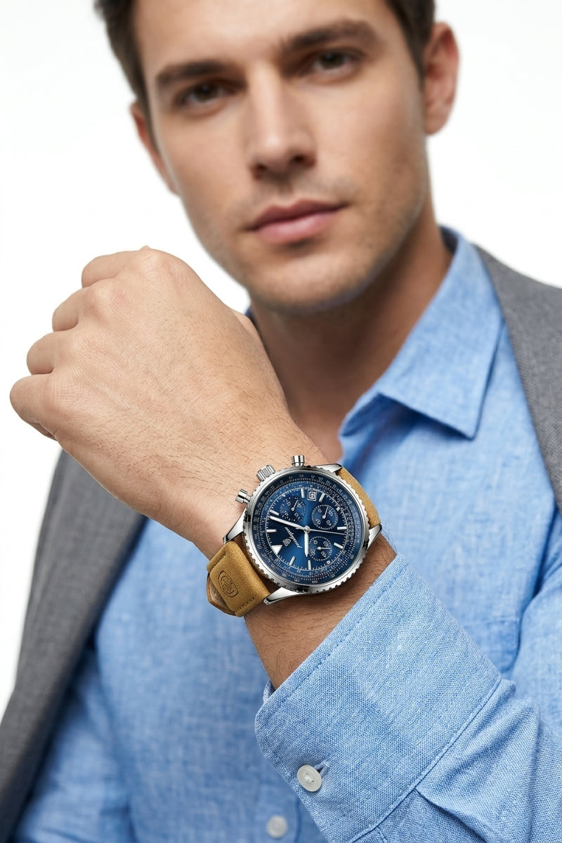 Relógio Masculino Montreval Vintage Prime - Luxo e Autoridade