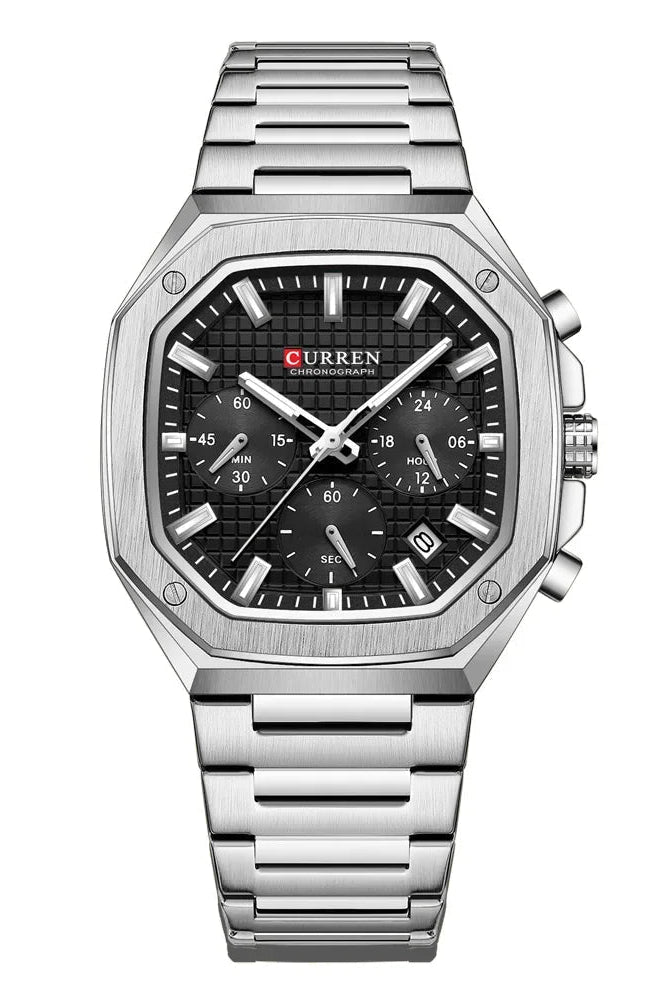 Relógio Masculino Montreval Everest Pro – Design Atemporal em Aço