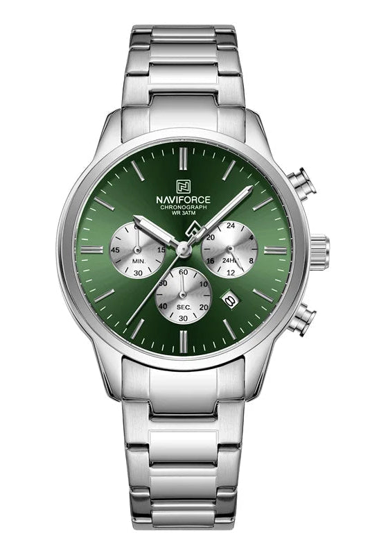 Relógio Masculino Montreval Silver Thunder – Design Atemporal em Aço