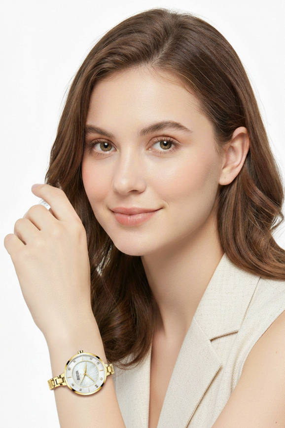 Relógio Feminino Montreval Stellar – Elegância Minimalista
