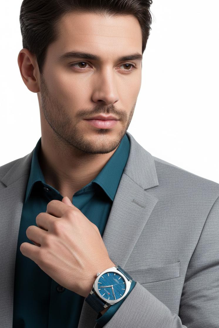 Relógio Masculino Montreval Elite Motion – Design Atemporal em Aço