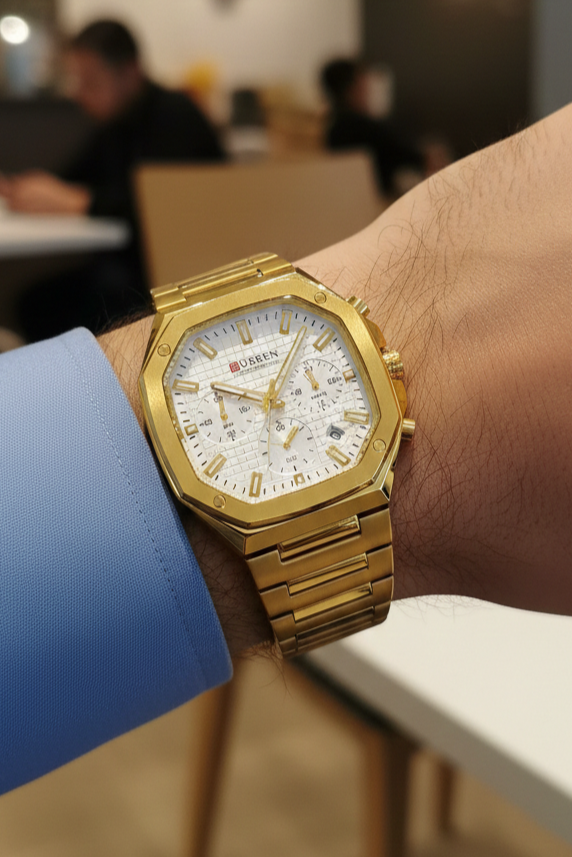 Relógio Masculino Montreval Everest Pro – Design Atemporal em Aço