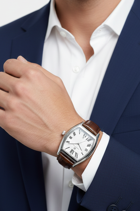 Relógio Masculino Montreval Infinity Steel – Design Atemporal em Aço