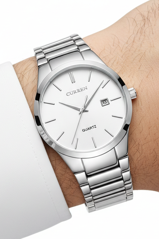 Relógio Masculino Montreval Horizon Pro – Design Atemporal em Aço
