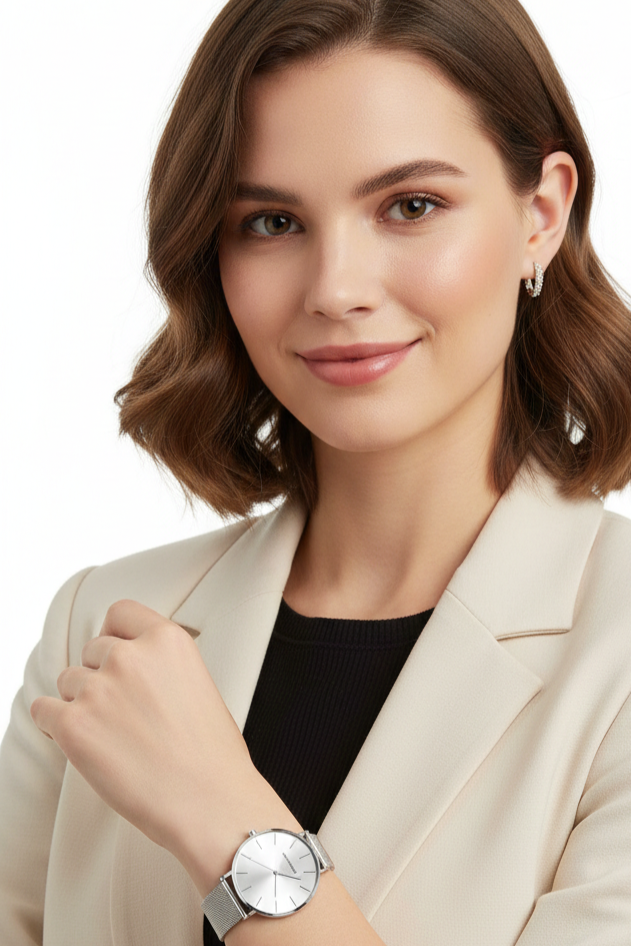 Relógio Feminino Montreval Delicata – Elegância Minimalista