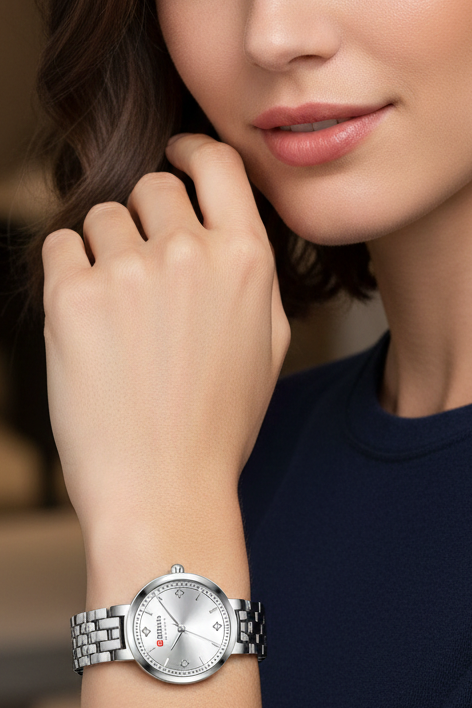 Relógio Feminino Montreval Dynasty – Elegância Minimalista