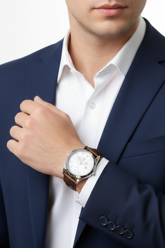 Relógio Masculino Montreval Centurion – Design Atemporal em Aço