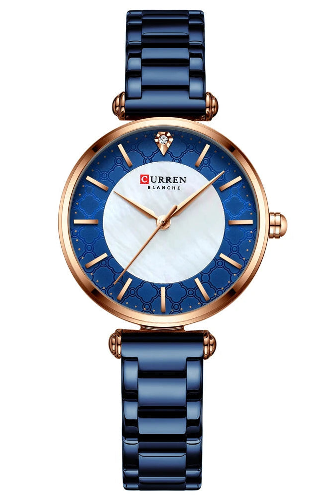 Relógio Feminino Montreval Glamour – Design Atemporal em Aço