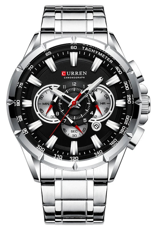 Relógio Masculino Montreval Grand Classic – Design Atemporal em Aço