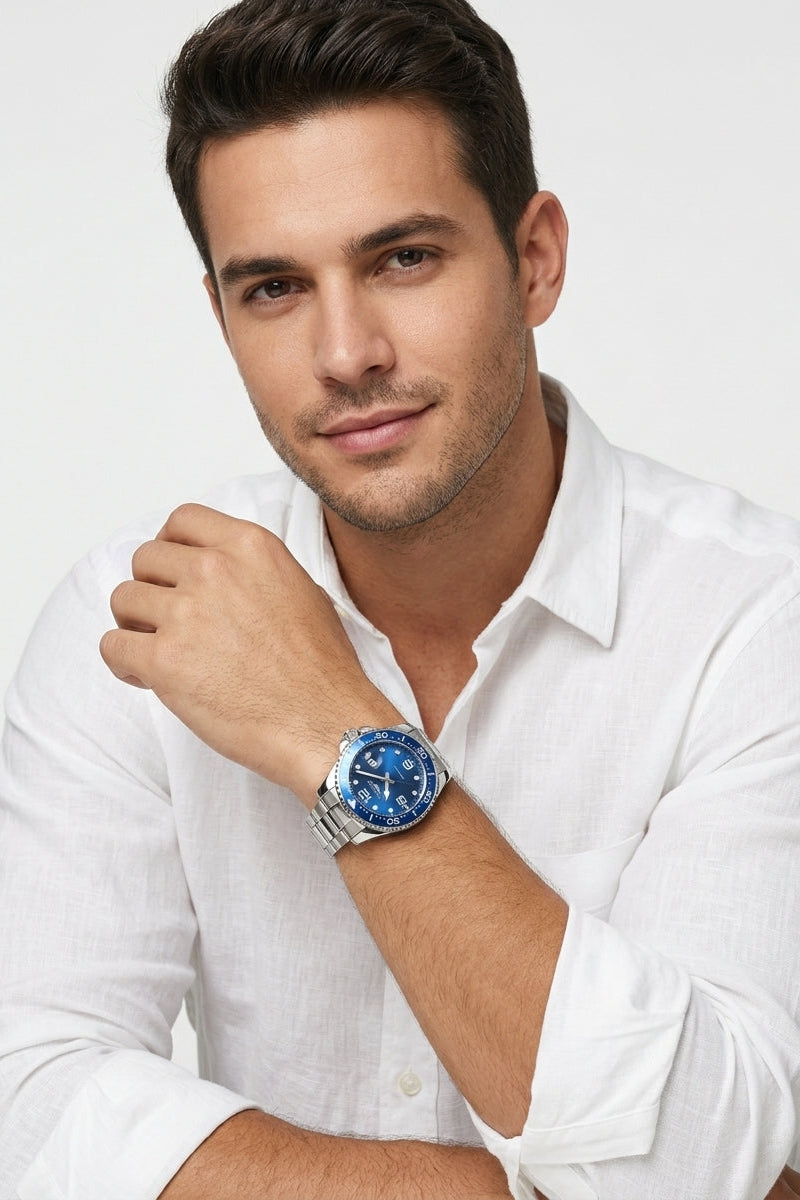Relógio Masculino Montreval Oceanus Imperium - Luxo e Autoridade