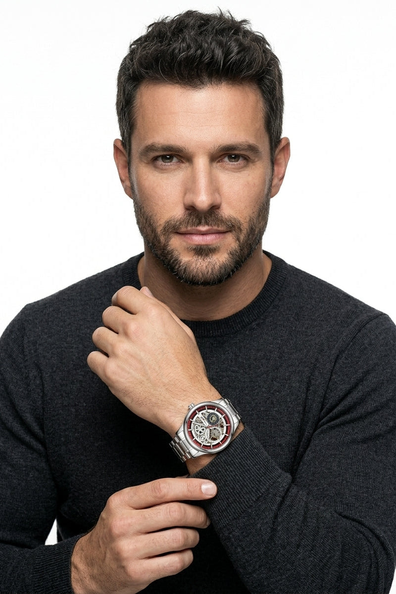 Relógio Masculino Montreval Steel Force – Design Atemporal em Aço