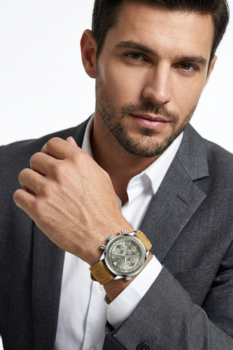Relógio Masculino Montreval Vintage Prime - Luxo e Autoridade