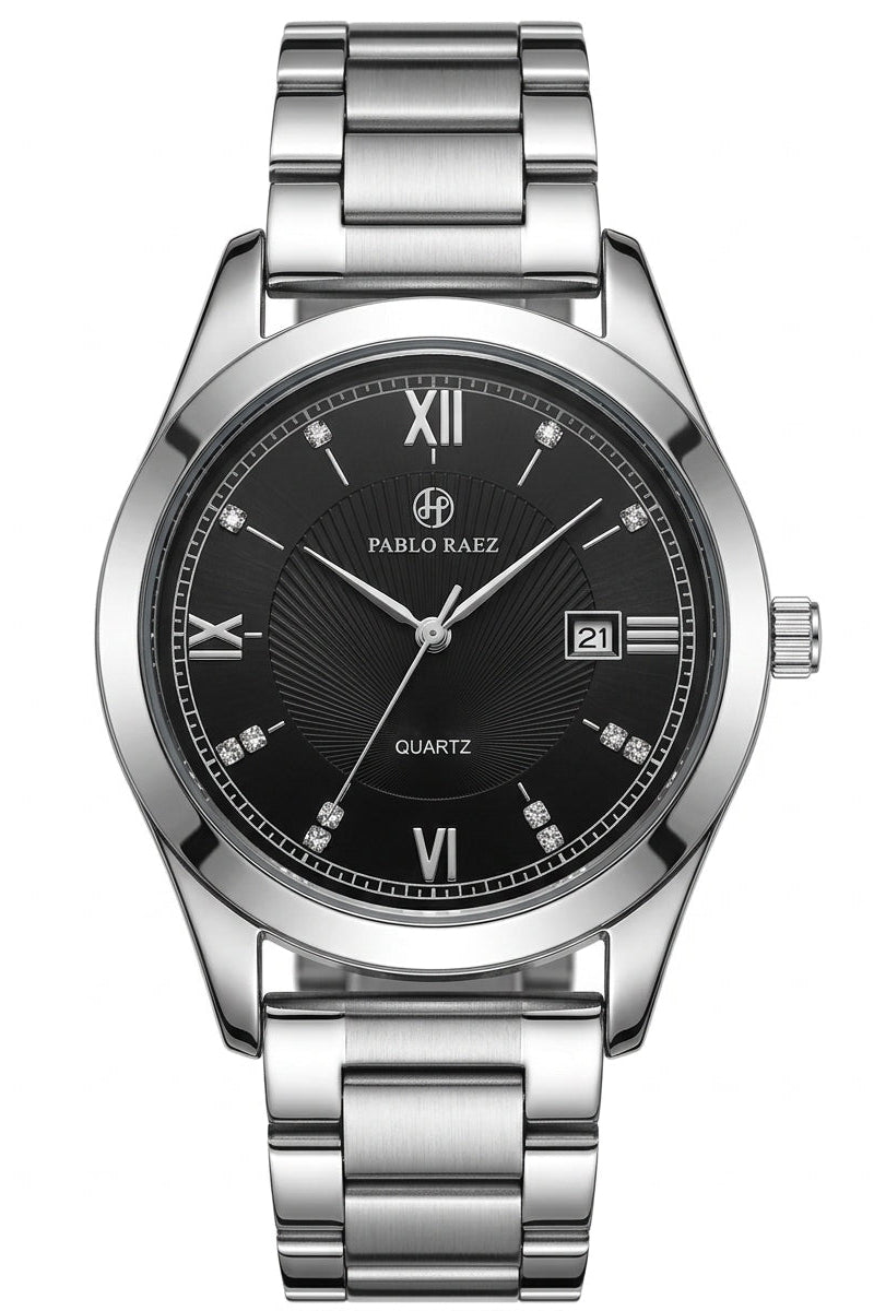 Relógio Masculino Montreval Blackstone – Design Atemporal em Aço