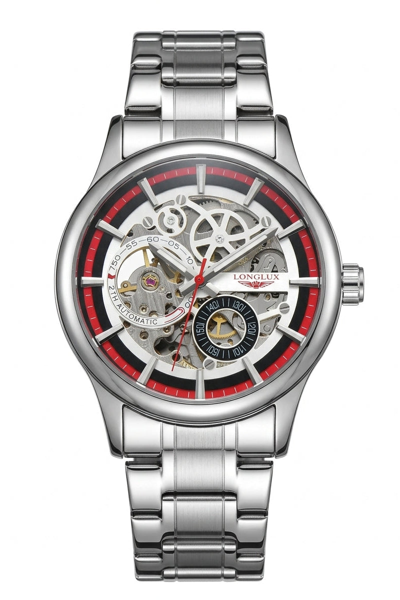 Relógio Masculino Montreval Steel Force – Design Atemporal em Aço