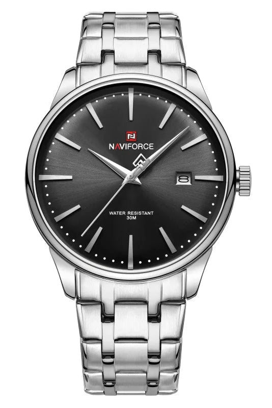 Relógio Masculino Montreval Silverline – Design Atemporal em Aço