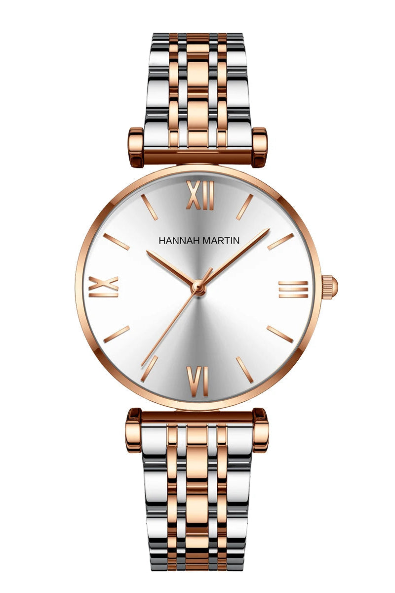 Relógio Feminino Montreval Rosé – Design Atemporal em Aço