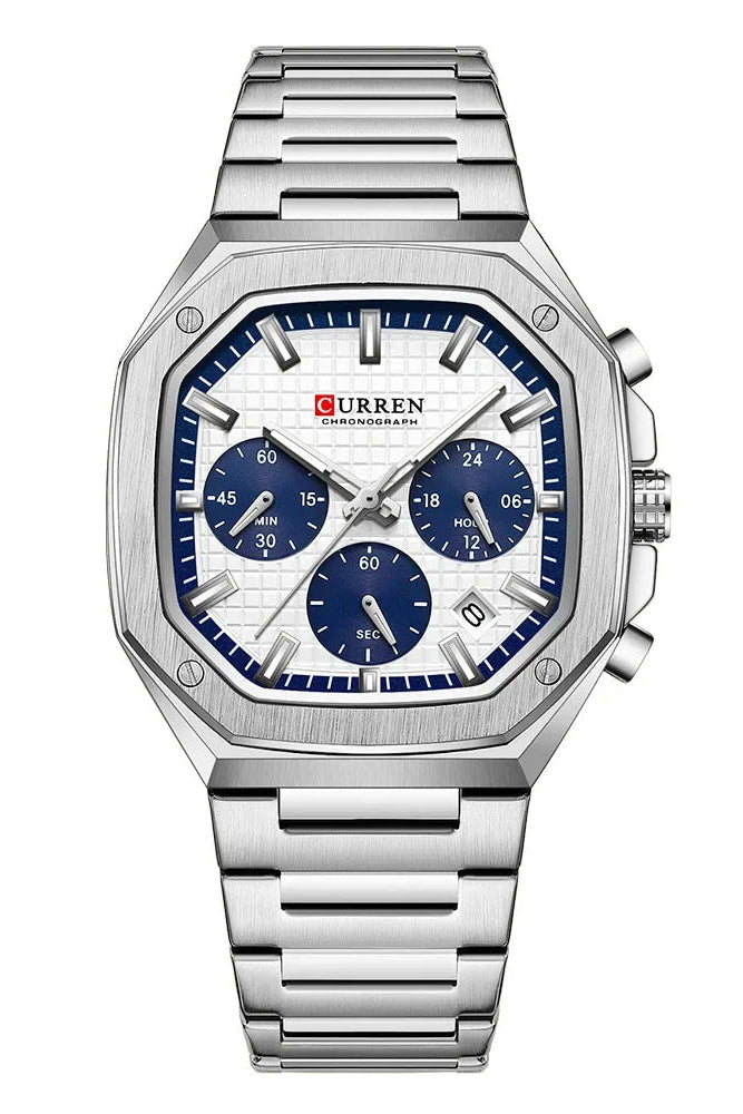 Relógio Masculino Montreval Everest Pro – Design Atemporal em Aço